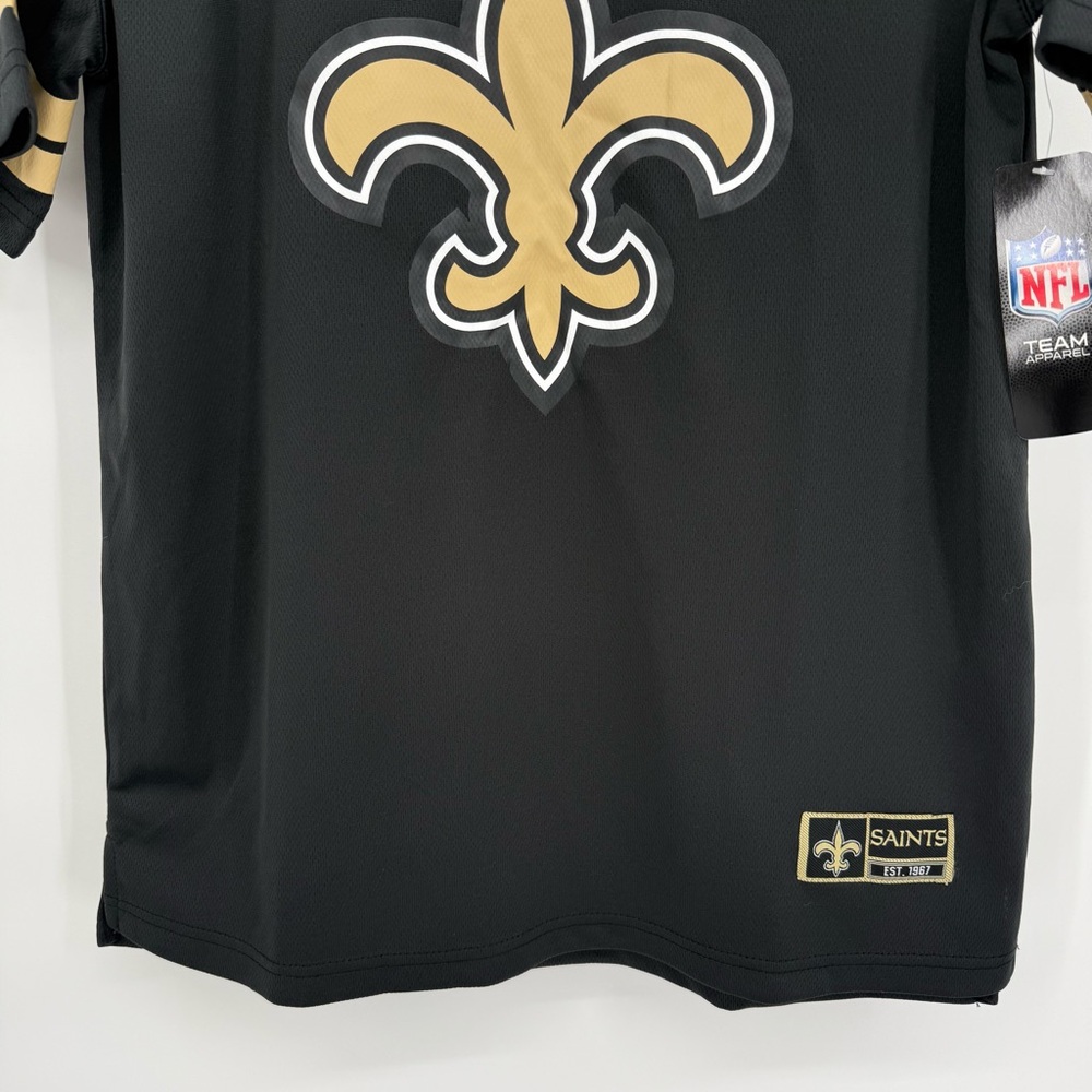 NFL New Orleans Saints Team Apparel Short Sleeve Jersey Shirt Small Football Fan - Picture 3 of 16